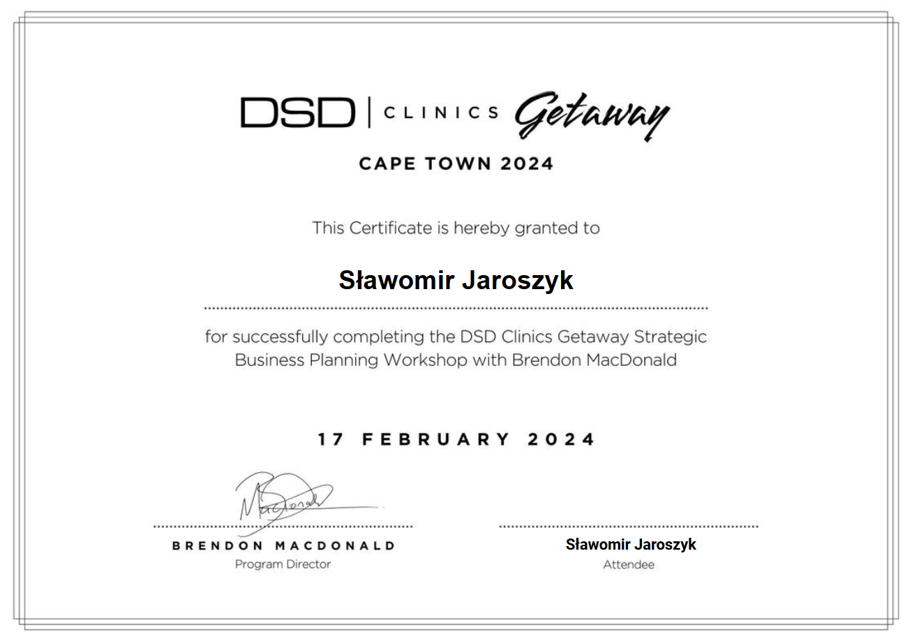 DSD-Certificate-Sławomir-Jaroszyk